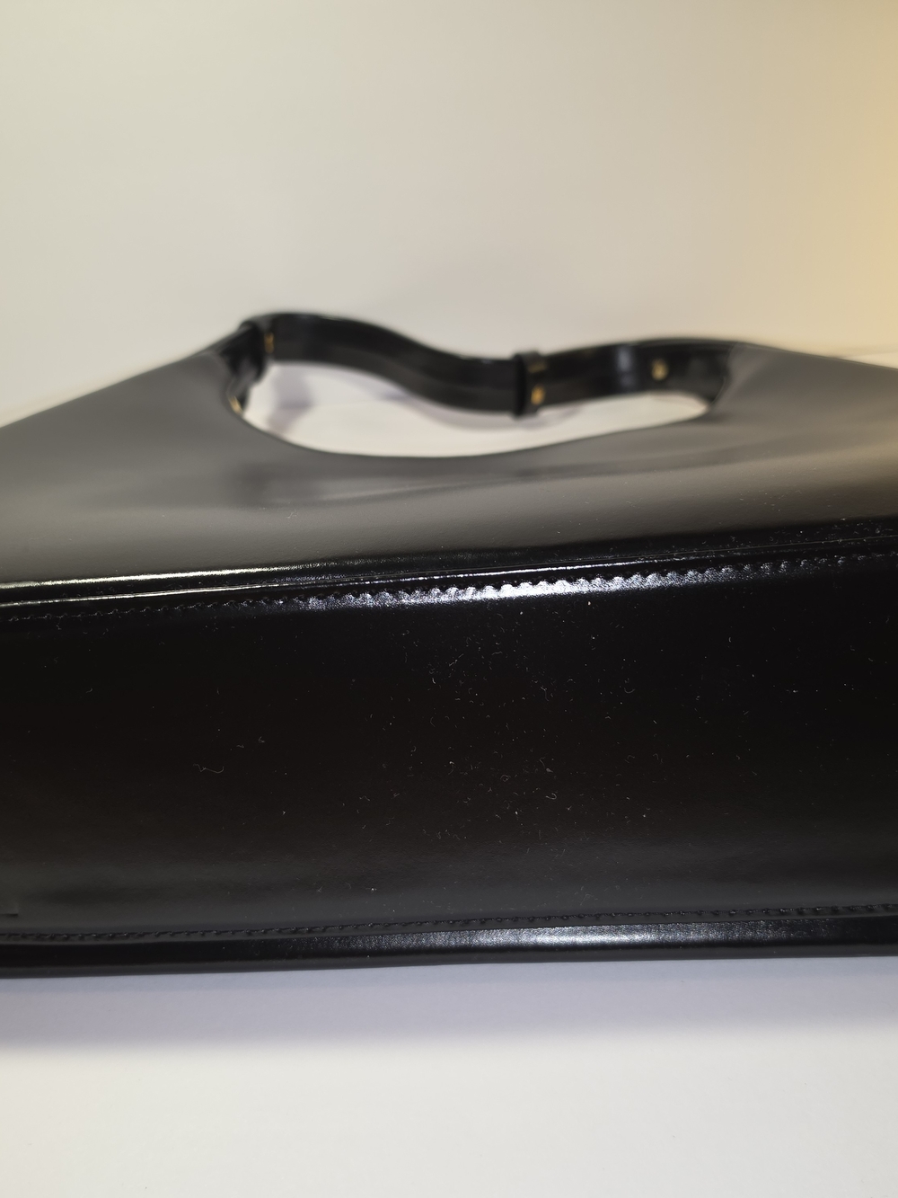BAGLLET BG135 Black Italian Leather Large Hobo Shoulder Bag - Picture 15 of 16